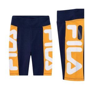 FILA Heritage Girls High Waist Biker Shorts